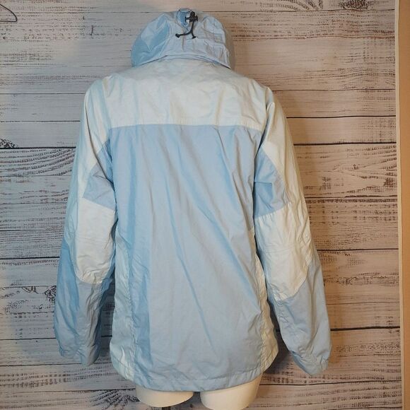 Woman's Hoodie 2 Shade of Blue Winter Jacket - Picture 9 of 16